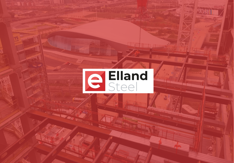 Elland Steel logo on top of building site