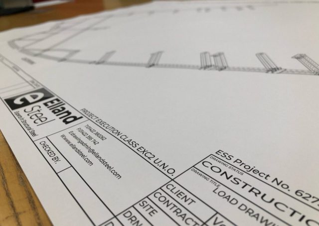 Construction Drawings of Elland Steel projects