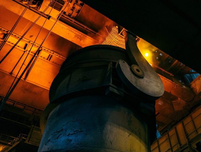 Steel manufacturing process, smelting of materials